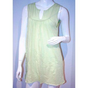 MICHAEL STARS Light Lime Green SHIRT Top 100% Supima COTTON ( 2 )